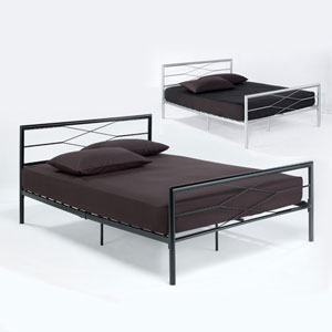 (ND) LPD , Brooklyn 5FT Kingsize Metal Bedstead