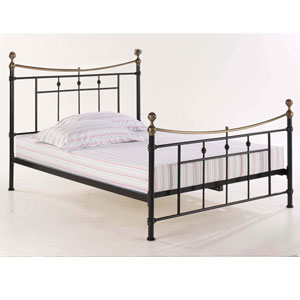 (ND) LPD , Regency, 4FT 6 Double Metal Bedstead -