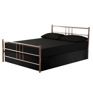 (ND) LPD , Vista 5FT Kingsize Metal Bedstead