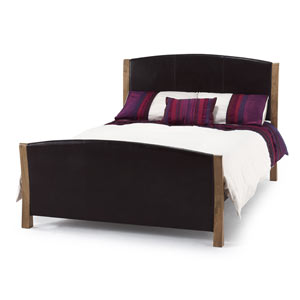 (ND) Serene , MIlano, 5FT Kingsize Leather Bedstead