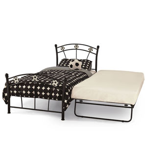 (ND) Serene , Soccer, 3FT Single Metal Guest Bed