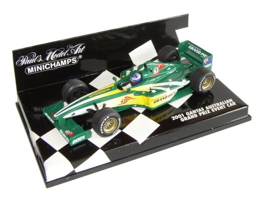 1-43 Scale 1:43 Minichamps Australian Qantas GP 2001 Commemorative Event Car - Ltd Ed 3-000pcs.