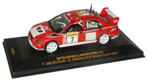 1-43 Scale 1:43 Model Mitsubishi Lancer WRC #7 Monte Carlo 2002 - F.Delecour / D.Grataloup