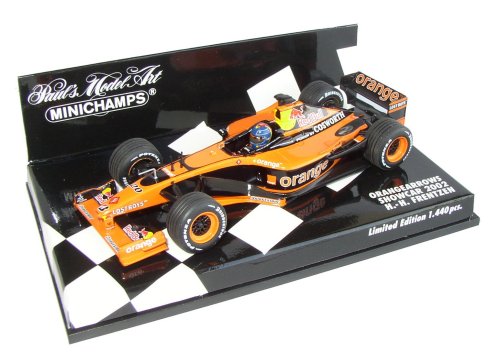 1-43 Scale 1:43 Scale Arrows Orange Showcar 2002 - Ltd. Ed. 1-440 pcs - Heinz Harald Frentzen