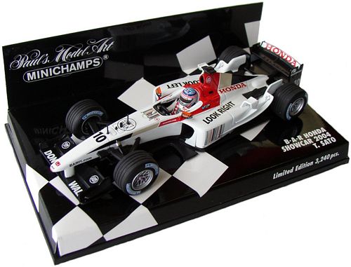 1-43 Scale 1:43 Scale BAR Honda 2004 Showcar - T. Sato Limited Edition