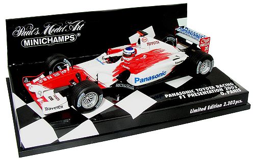 1-43 Scale 1:43 Scale Toyota Panasonic Presentation Car 2003 - Olivier Panis