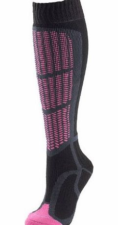 1000 Mile Womens Ski and Snow Sport Padded Sock - Raspberry, Medium (6-8.5)