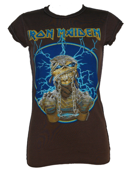 Ladies Iron Maiden Mummy T-Shirt from Amplified Vintage