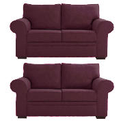 York Regular Sofas, Mulberry