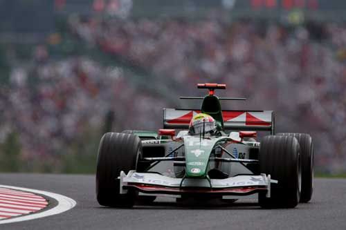 2004 Japanese Grand Prix Mark Webber in qualifying for the Japanese Grand Prix at Suzuka Poster