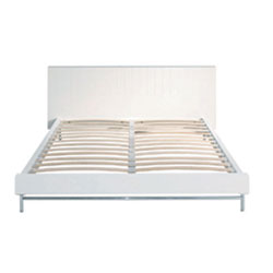 25861 Space - Barcelona White  5FT Kingsize Bedstead