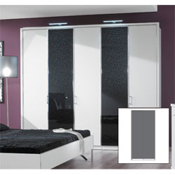 26031 Wiemann - Milano  2 Door Wardrobe with Glass