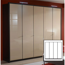 26041 Wiemann - Dublin White  4 Door Wardrobe