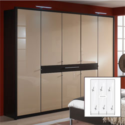 Wiemann - Dublin White  3 Door  1 Drawer Wardrobe