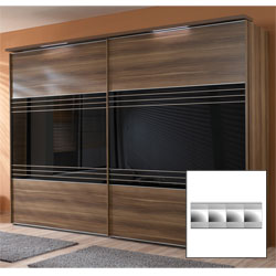 26105 Wiemann - New York  Large Sliding 4 Door Wardrobe