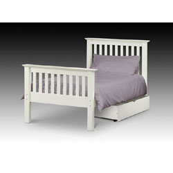 Barcelona White - 5FT Kingsize Bedstead