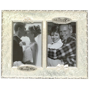 Anniversary Then and Now Photo Frame