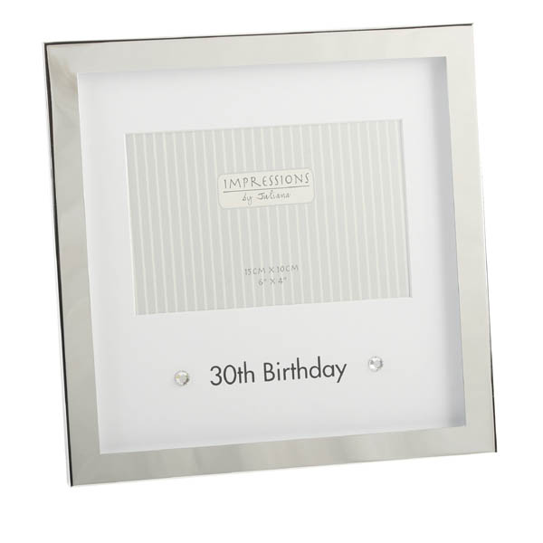 30th Birthday Box Photo Frame