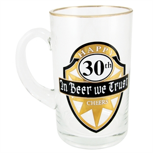 Birthday Glass Beer Stein