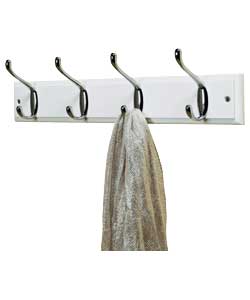 Double Chrome Hooks on White Board