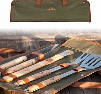 4 Piece BBQ Tool Set 4091S