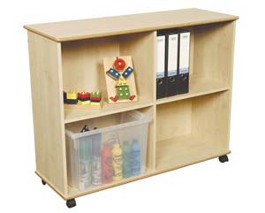 4 section storage unit