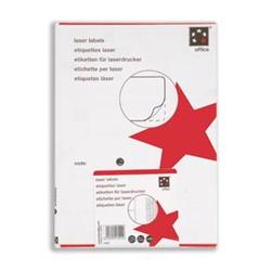5 Star White Laser Labels 99.1x67.7mm 8-label