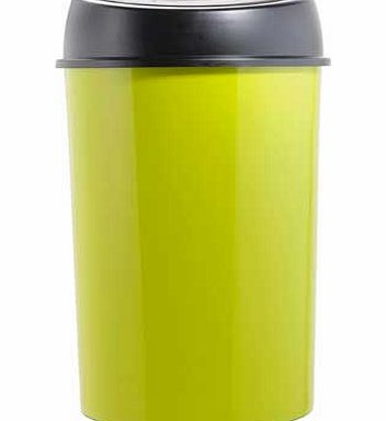 50 Litre Touch Top Kitchen Bin - Apple Green