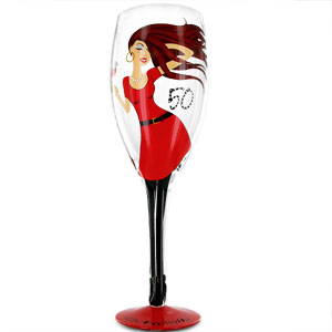 Birthday Giant Tallulah Chic Champagne Glass