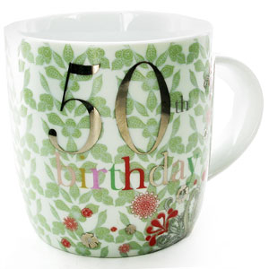 Birthday Nouveau Delights Porcelain Mug