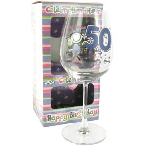 Birthday Wine Glass