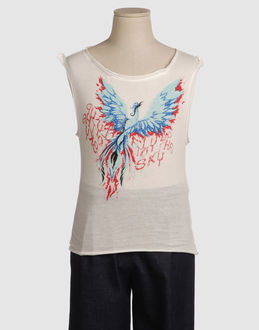 TOPWEAR Sleeveless t-shirts GIRLS on YOOX.COM