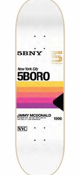 5Boro VHS Pro Mcdonald Skateboard Deck - 8 inch