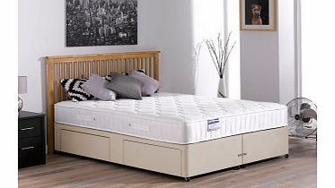 Rapley Pocket Spring Divan Bed - Medium - Beige