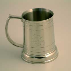 60th Age Pint Pewter Tankard 60th