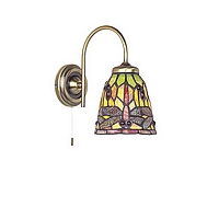 1AN - 1 Light Tiffany Wall Light