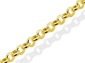1mm Wide Solid Belcher Chain 20`` -