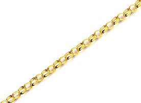 2mm Wide Round Link Belcher Chain 16``