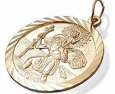 Double St. Christopher Medallion 25mm