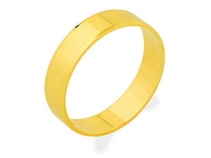 Flat Chamfered Edge Grooms Wedding Ring