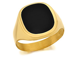 Gentlemans Onyx Signet Ring EXCLUSIVE