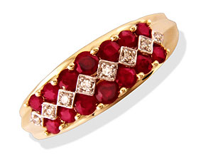 Ruby and Diamond Ring 048567-J