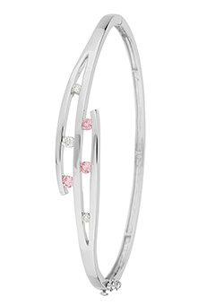 Sapphire and Diamond Bangle