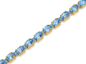 Topaz And Diamond Bracelet 20pts -