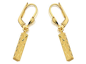 Triple Star Earrings 25mm drop - 071111