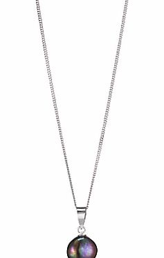 A B Davis Sterling Silver Baroque Cultured Pearl