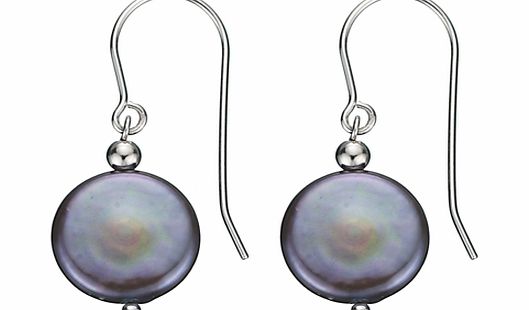 A B Davis Sterling Silver Freshwater Coin Pearl