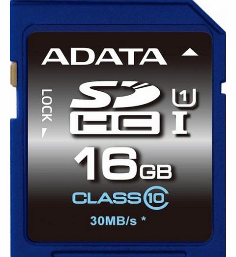 16GB A-Data Premier SDHC CL10 UHS-1 Memory Card