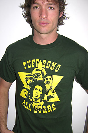 Bob Marley Tuff Gong All Stars Mens T Shirt Anon