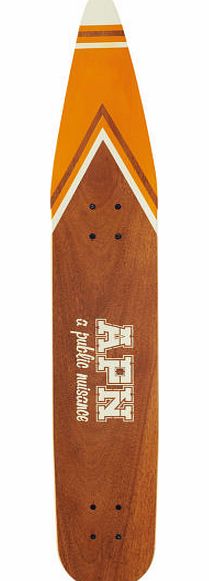 A Public Nuisance Cruiser Longboard Deck Orange